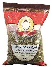 Annam Whole Green Moong 500g