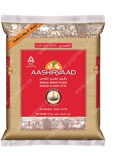Ashirwad Atta 10kg - Export Pack